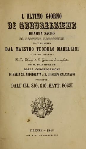 L'ultimo giorno di Gerusalemme