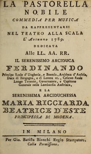 La pastorella nobile