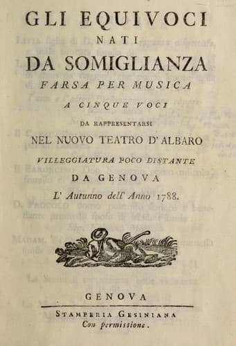 Gli equivoci nati da Somiglianza