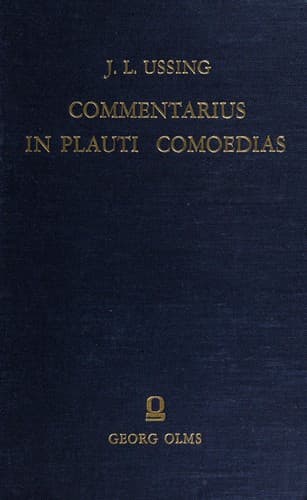 Commentarius in Plauti comoedias