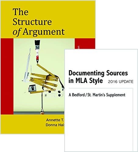 Structure of Argument 8e & Documenting Sources in MLA Style