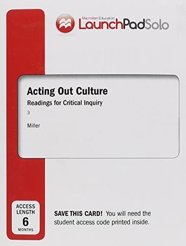 LaunchPad Solo for Acting Out Culture