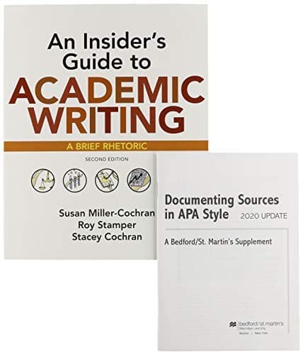 An Insider's Guide to Academic Writing & Documenting Sources in APA Style