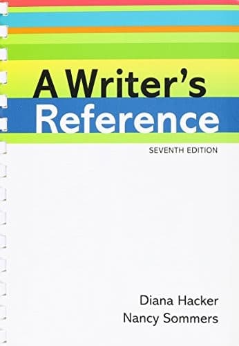 Writer's Reference 7e & MLA Quick Reference Card
