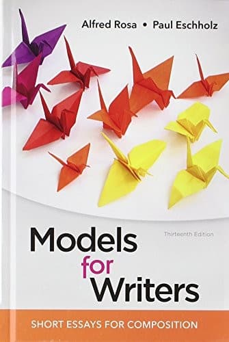Models for Writers, High School Edition