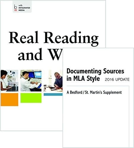 Real Reading and Writing & Documenting Sources in MLA Style