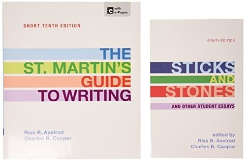 St. Martin's Guide to Writing 10e Short Edition & Sticks and Stones 8e