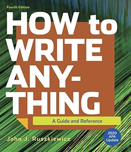 How to Write Anything with 2020 APA Update