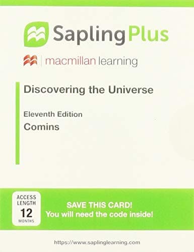 SaplingPlus for Discovering the Universe 11e  & iClicker Reef Polling