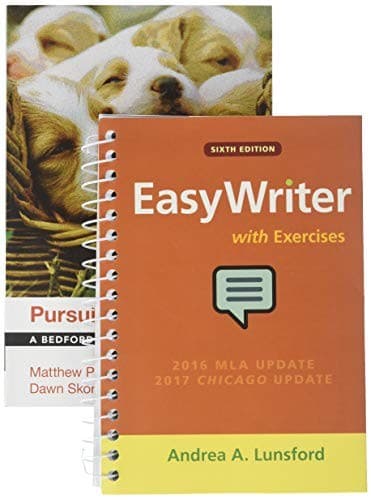 Pursuing Happiness & EasyWriter with Exercises