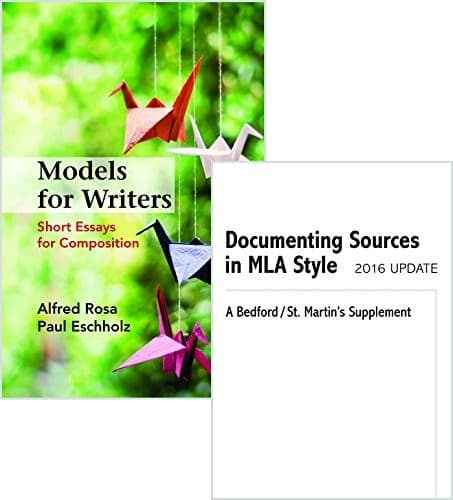 Models for Writers 12e & Documenting Sources in MLA Style