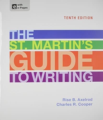St. Martin's Guide to Writing 10e, Paper Version & LearningCurve Solo
