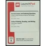 LaunchPad for Current Issues and Enduring Questions