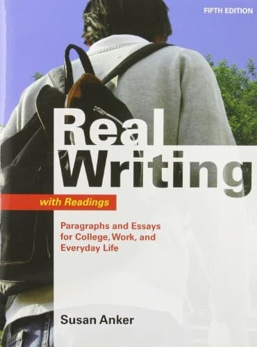 Real Writing with Readings 5e & Quick Reference Card & WritingClass