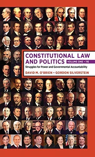 Constitutional Law and Politics, Volume 1