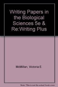 Writing Papers in the Biological Sciences 5e & Re