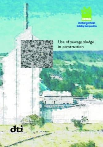 Use of Sewage Sludge Products in Construction