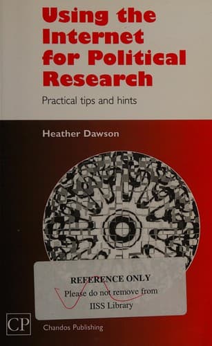 Using the Internet for political research