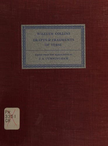 Drafts & fragments of verse