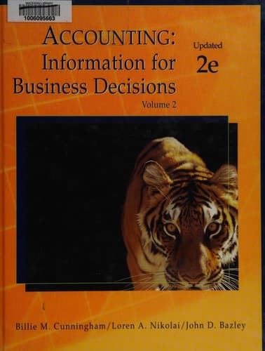 Acp accounting-info for business decisions, volume 2.