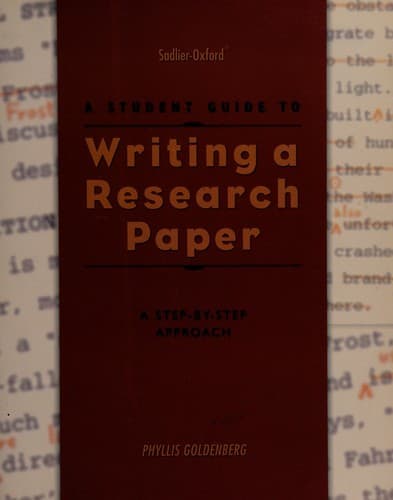 A student guide to writing a research paper