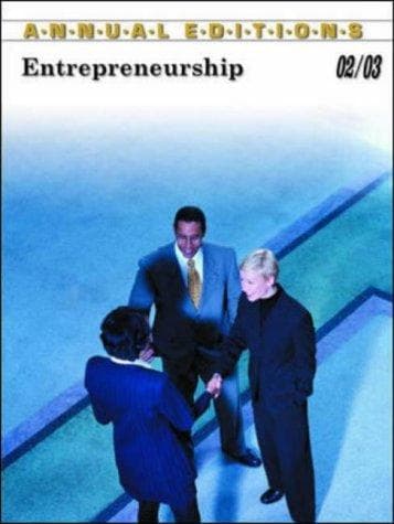 Annual Editions Entrepreneurship 02/03