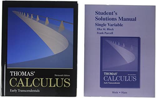 Thomas' Calculus : Early Transcendentals; MyLab Math -- Valuepack Access Card; Student Solutions Manual, Single Variable, for Thomas' Calculus