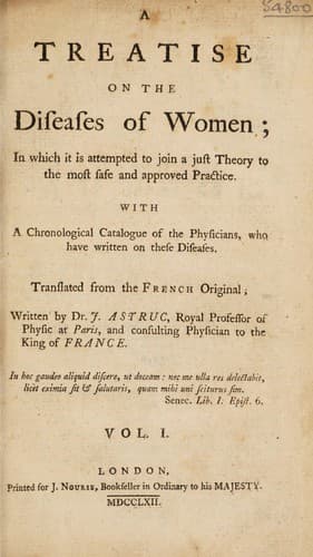 A treatise on the diseases of women. With a chronological catalogue of the physicians, who have written on these diseases