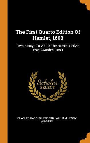 The First Quarto Edition Of Hamlet, 1603