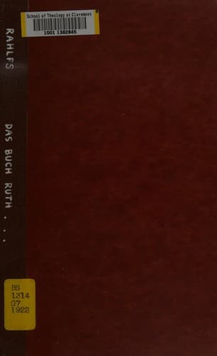 Das Buch Ruth griechisch
