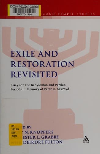 Exile and restoration revisited