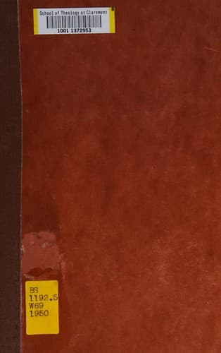 The Old Testament against its environment