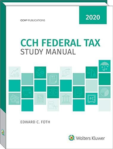 Federal Tax Study Manual