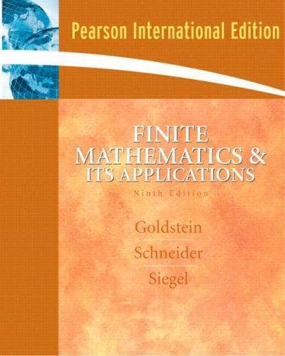 Finite Mathematics and Its Applications