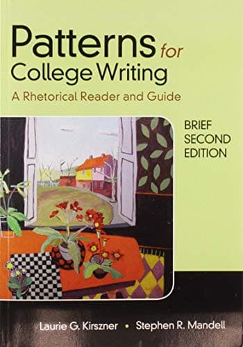 Patterns for College Writing, Brief Edition 14e & Documenting Sources in APA Style