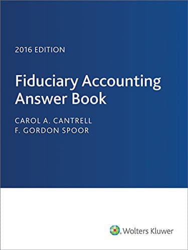 Fiduciary Accounting Answer Book, 2016