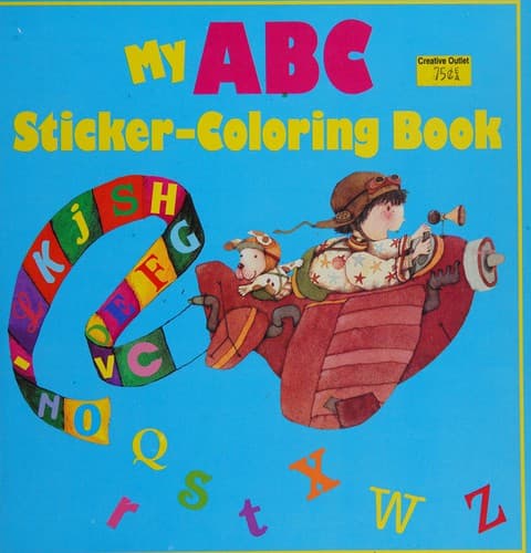 My ABC sticker-coloring book