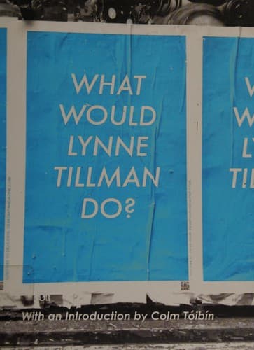 What would Lynne Tillman do?