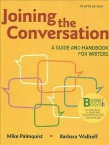 Loose-leaf Version for Joining the Conversation : A Guide and Handbook for Writers & Documenting Sources in APA Style