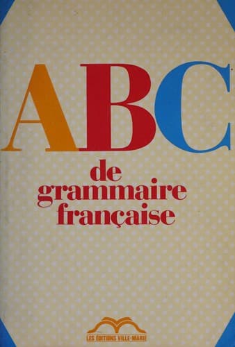 ABC de grammaire française