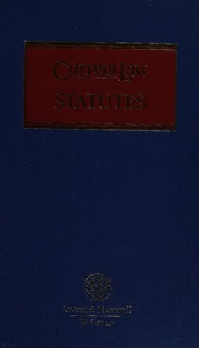 Current law statutes 2000