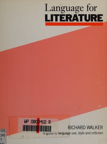 Language for literature