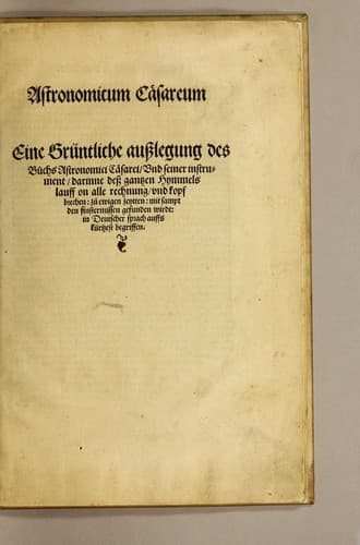 Astronomicum cäsareum