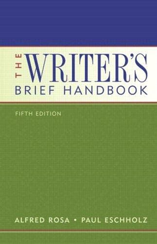 Writer's Brief Handbook (with MyCompLab)