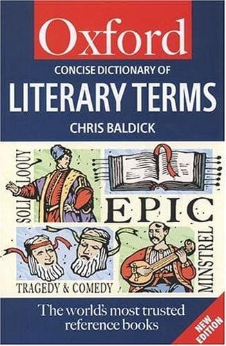 The Concise Oxford Dictionary of Literary Terms