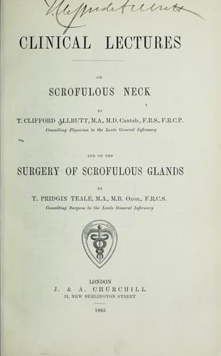 Clinical lectures