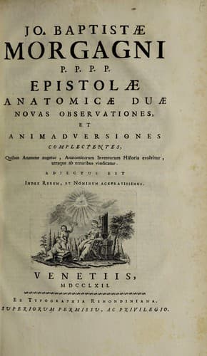 Epistolae anatomicae duae novas observationes, et animadversiones complectentes. Quibus anatome augetur, anatomicorum inventorum historia evolvitur, utraque ab erroribus vindicatur ...