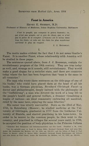 Faust in America
