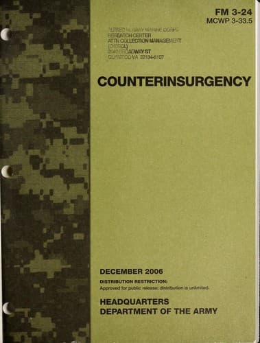 COUNTERINSURGENCY - FM 3-24 (2006)