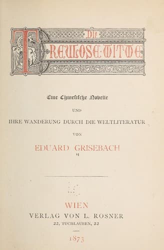 Die treulose witwe